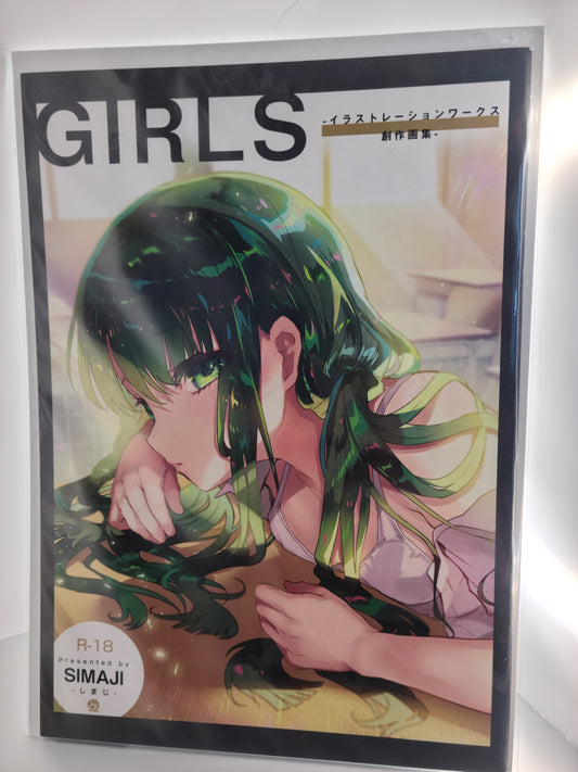 [Full-Color] Doujinshi Art Works [Shimaji] GIRLS Illustration Works